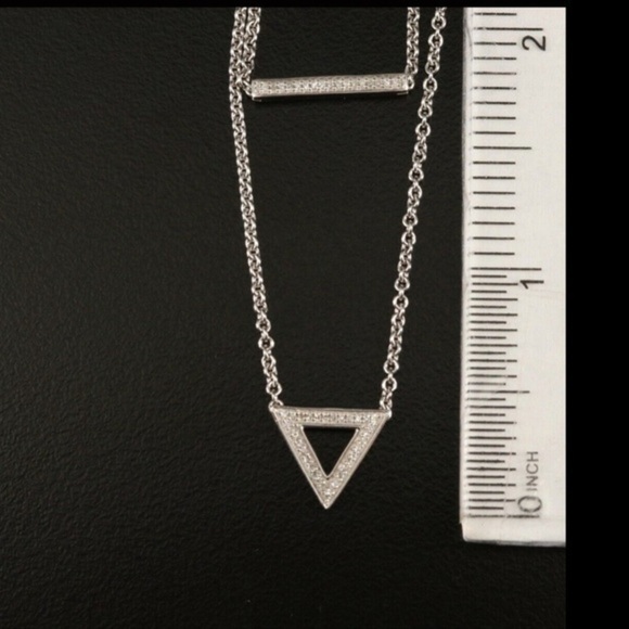 JWBR sterling silver Diamond 16” necklace - Picture 2 of 6